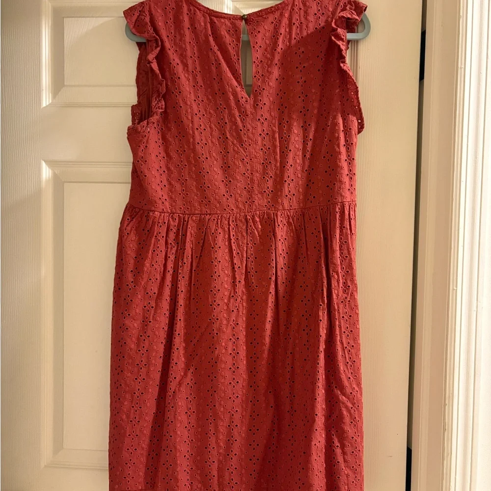 Target Backless Red Eyelet Dress - Picture 2 of 5